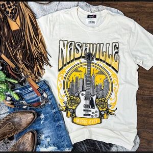 Ivory Nashville Music City Graphic Tee S